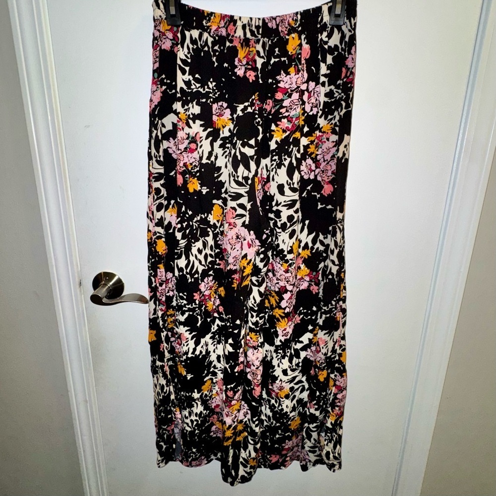 Free People Intimately Late Night Floral Wide Leg Sleep Pants - Picture 10 of 12